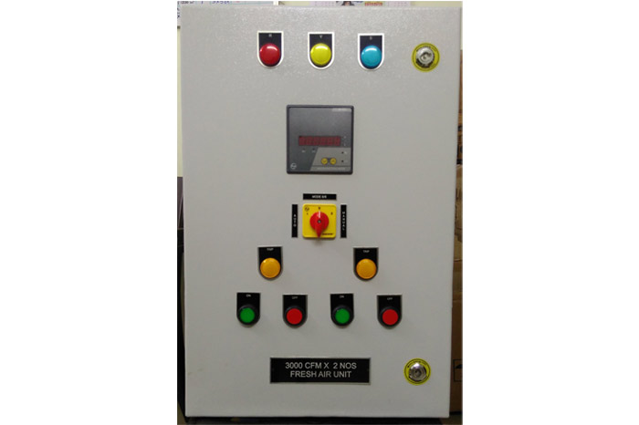 AHU Scheduler Control Panel Outside